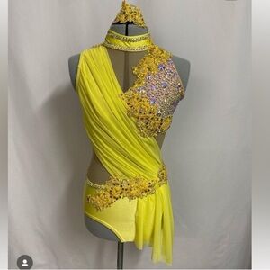 Costume Custom Made Lyrical / Contemporary Dance EXTREMELY RARE to find NEW